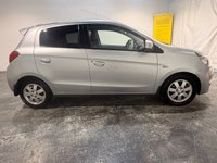 USED 2013 13 MITSUBISHI MIRAGE 1.2 3 Hatchback 5dr Petrol CVT Euro 5 (s/s) (79 ps) Auto 11 MITSUBISHI SERVICES-A/C-ABS-1 OWNER + DEALER- FRONT + REAR PARKING SENSORS