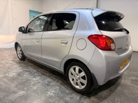 USED 2013 13 MITSUBISHI MIRAGE 1.2 3 Hatchback 5dr Petrol CVT Euro 5 (s/s) (79 ps) Auto 11 MITSUBISHI SERVICES-A/C-ABS-1 OWNER + DEALER- FRONT + REAR PARKING SENSORS