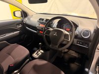 USED 2013 13 MITSUBISHI MIRAGE 1.2 3 Hatchback 5dr Petrol CVT Euro 5 (s/s) (79 ps) Auto 11 MITSUBISHI SERVICES-A/C-ABS-1 OWNER + DEALER- FRONT + REAR PARKING SENSORS