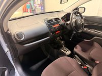 USED 2013 13 MITSUBISHI MIRAGE 1.2 3 Hatchback 5dr Petrol CVT Euro 5 (s/s) (79 ps) Auto 11 MITSUBISHI SERVICES-A/C-ABS-1 OWNER + DEALER- FRONT + REAR PARKING SENSORS