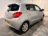 USED 2013 13 MITSUBISHI MIRAGE 1.2 3 Hatchback 5dr Petrol CVT Euro 5 (s/s) (79 ps) Auto 11 MITSUBISHI SERVICES-A/C-ABS-1 OWNER + DEALER- FRONT + REAR PARKING SENSORS