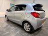 USED 2013 13 MITSUBISHI MIRAGE 1.2 3 Hatchback 5dr Petrol CVT Euro 5 (s/s) (79 ps) Auto 11 MITSUBISHI SERVICES-A/C-ABS-1 OWNER + DEALER- FRONT + REAR PARKING SENSORS
