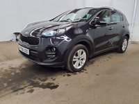 USED 2016 66 KIA SPORTAGE Sportage 2, 1.7 Turbo Diesel (CRDI), 5 Door SUV, Manual, Euro 6, �&pound;35 Yearly Road Tax (Low Emissions). FULL 12 MONTH MOT WITH EVERY CAR
