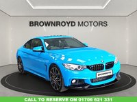 USED 2017 17 BMW 4 SERIES 3.0 435d M Sport Coupe 2dr Diesel Auto xDrive Euro 6 (s/s) (313 ps) MEXICO BLUE+HUGE SPEC+RARE CAR