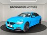 USED 2017 17 BMW 4 SERIES 3.0 435d M Sport Coupe 2dr Diesel Auto xDrive Euro 6 (s/s) (313 ps) MEXICO BLUE+HUGE SPEC+RARE CAR