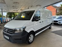 USED 2021 21 VOLKSWAGEN CRAFTER 2.0 TDI CR35 Startline Panel Van 5dr Diesel Manual FWD LWB High Roof Euro 6 (s/s) (140 ps) VOLKSWAGEN CRAFTER 2.0 TDI CR35 Startline Panel Van 5dr Diesel Manual FWD LWB High Roof Euro 6 (s/s) (140 ps) AIR CON