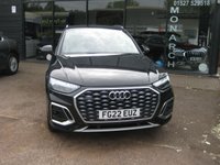 USED 2022 22 AUDI Q5 2.0 TDI 40 S line Sportback 5dr Diesel S Tronic quattro Euro 6 (s/s) (204 ps) 1OWNERS-FASH-V/COCKPIT-CRUISE-B+O