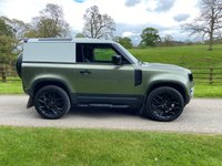 USED 2024 24 LAND ROVER DEFENDER 3.0 D250 MHEV HARD TOP BLACK PACK 22' ALLOYS ONE OWNER STUNNING EXAMPLE  DEPLOYABLE TOW-BAR VIRTUAL COCKPIT HEATED SEATS 22" ALLOYS