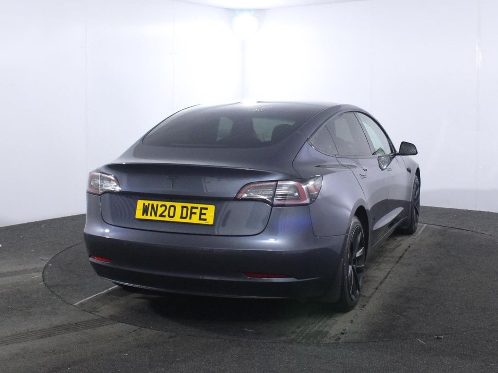 USED 2020 20 TESLA Model 3 Standard Range Plus Saloon 4dr Electric Auto RWD (241 bhp) 