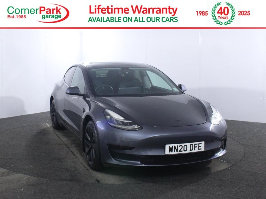 USED 2020 20 TESLA Model 3 Standard Range Plus Saloon 4dr Electric Auto RWD (241 bhp) 