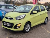 USED 2013 62 KIA PICANTO 1.0 2 Hatchback 5dr Petrol Manual Euro 5 (68 bhp) 