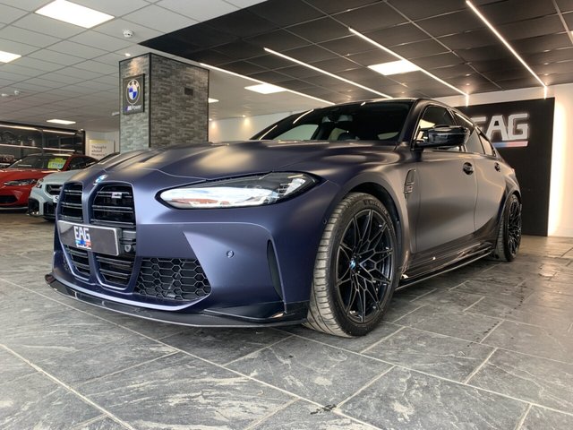 USED 2022 72 BMW M3 3.0 BiTurbo Competition Saloon 4dr Petrol Steptronic M xDrive Euro 6 (s/s) (510 ps) FULL SATIN PPF | CARBON EXTERIOR