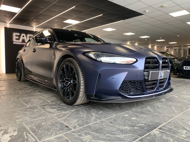 USED 2022 72 BMW M3 3.0 BiTurbo Competition Saloon 4dr Petrol Steptronic M xDrive Euro 6 (s/s) (510 ps) FULL SATIN PPF | CARBON EXTERIOR