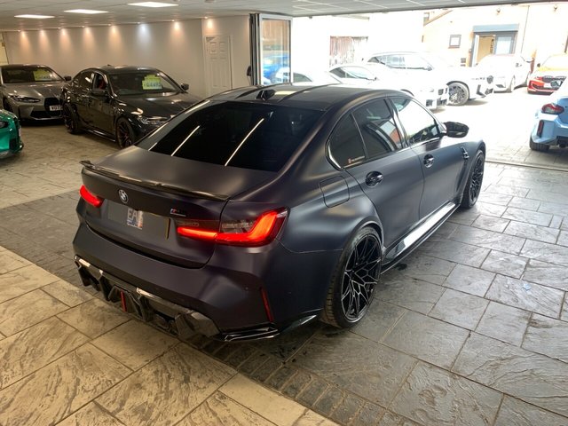 USED 2022 72 BMW M3 3.0 BiTurbo Competition Saloon 4dr Petrol Steptronic M xDrive Euro 6 (s/s) (510 ps) FULL SATIN PPF | CARBON EXTERIOR