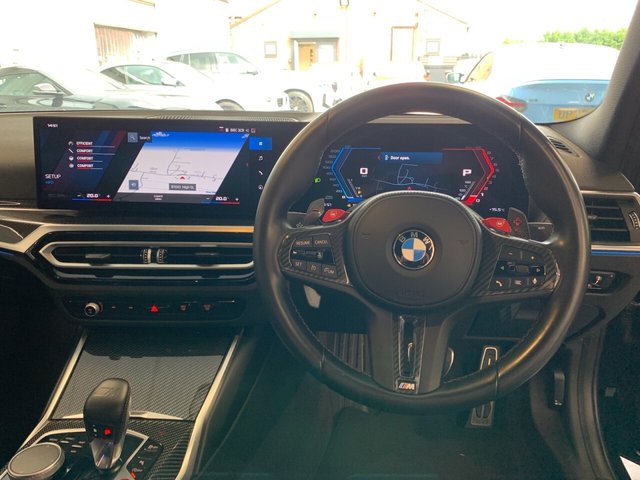 USED 2022 72 BMW M3 3.0 BiTurbo Competition Saloon 4dr Petrol Steptronic M xDrive Euro 6 (s/s) (510 ps) FULL SATIN PPF | CARBON EXTERIOR
