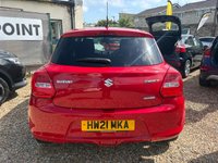 USED 2021 21 SUZUKI SWIFT 1.2 Dualjet MHEV SZ5 Hatchback 5dr Petrol Hybrid CVT Euro 6 (s/s) (83 ps) *** AUTOMATIC HYBRID, FULL SUZUKI SERVICE HISTORY, LOCAL CAR ***