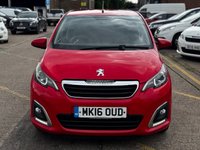 USED 2016 16 PEUGEOT 108 1.2 PureTech Allure Hatchback 3dr Petrol Manual Euro 6 (82 ps) Reverse cam, Bluetooth,air con