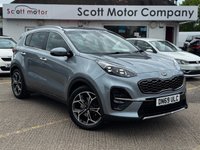 USED 2019 69 KIA SPORTAGE 1.6 T-GDi GT-Line SUV 5dr Petrol Manual Euro 6 (s/s) (174 bhp) Nav, Btooth, rev camera+