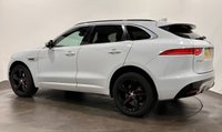 USED 2016 66 JAGUAR F-PACE 3.0 D300 V6 S SUV 5dr Diesel Auto AWD Euro 6 (s/s) (300 ps) Striking Glacier Metaliic , Jet / Pimento Red Full Leather Interior, Cruise Control, Heated Seats , Meridan Sound ,  Power Tailgate, High Specification