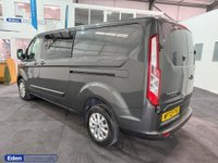 USED 2022 72 FORD TRANSIT CUSTOM 2.0 320 EcoBlue Limited Crew Van Auto L2 H1 Euro 6 (170 ps) OVER 200 VANS ON ONE SITE