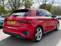 USED 2020 70 AUDI A3 1.4 TFSIe 40 S line Sportback 5dr Petrol Plug-in Hybrid S Tronic auto 13kWh 204 bhp 