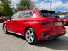 USED 2020 70 AUDI A3 1.4 TFSIe 40 S line Sportback 5dr Petrol Plug-in Hybrid S Tronic auto 13kWh 204 bhp 