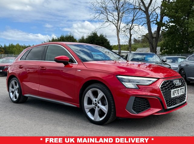 2020 AUDI A3 1.4 TFSIE 40 S LINE SPORTBACK 5DR PETROL PLUG IN HYBRID S... photo