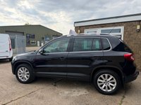 USED 2011 11 VOLKSWAGEN TIGUAN 2.0 TDI BlueMotion Tech Match SUV 5dr Diesel Manual 2WD Euro 5 (s/s) (140 ps) F.S.H 12 Service stamps great example