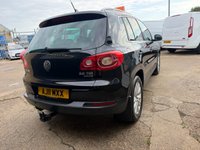 USED 2011 11 VOLKSWAGEN TIGUAN 2.0 TDI BlueMotion Tech Match SUV 5dr Diesel Manual 2WD Euro 5 (s/s) (140 ps) F.S.H 12 Service stamps great example