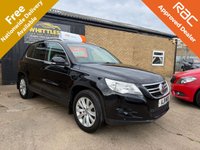 USED 2011 11 VOLKSWAGEN TIGUAN 2.0 TDI BlueMotion Tech Match SUV 5dr Diesel Manual 2WD Euro 5 (s/s) (140 ps) F.S.H 12 Service stamps great example