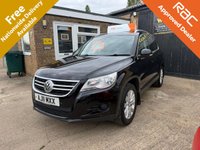 USED 2011 11 VOLKSWAGEN TIGUAN 2.0 TDI BlueMotion Tech Match SUV 5dr Diesel Manual 2WD Euro 5 (s/s) (140 ps) F.S.H 12 Service stamps great example