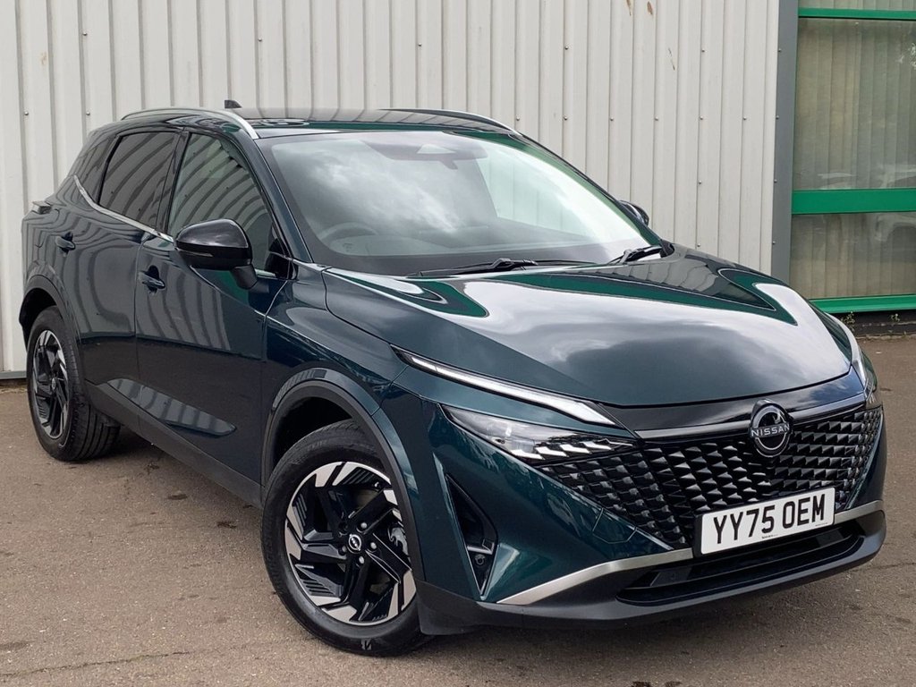USED 2026 75 NISSAN QASHQAI 1.3 DIG-T MHEV N-Connecta SUV 5dr Petrol Hybrid Manual Euro 6 (s/s) (140 ps) CARPLAY+NAV+CAMERA+1 OWNER+FSH