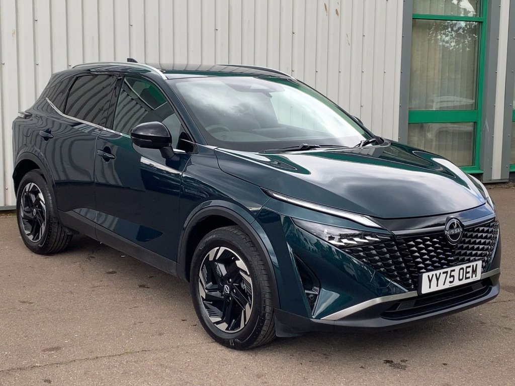 USED 2026 75 NISSAN QASHQAI 1.3 DIG-T MHEV N-Connecta SUV 5dr Petrol Hybrid Manual Euro 6 (s/s) (140 ps) CARPLAY+NAV+CAMERA+1 OWNER+FSH