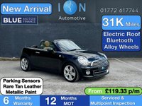 USED 2013 13 MINI ROADSTER 1.6 Cooper Convertible *Rare Colour Combo, Tan Leather Seats, Park Sensors* 