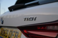 USED 2019 69 BMW 1 SERIES 1.5 118i M Sport Hatchback 5dr Petrol DCT Euro 6 (s/s) (140 ps) ALPINE WHITE PAINTWORK + RED LEATHER + HEATED SEATS