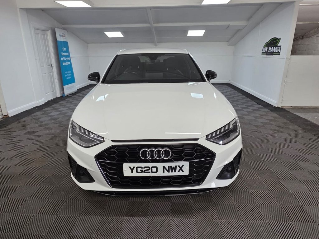 USED 2020 20 AUDI A4 2.0 TDI 35 Black Edition Saloon 4dr Diesel S Tronic Euro 6 (s/s) (163 ps) Bluetooth - SatNav - Sensors!