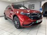 USED 2021 71 MERCEDES-BENZ EQC EQC 400 80kWh AMG Line SUV 5dr Electric Auto 4MATIC (408 ps) HYACINTH RED METALLIC / BLACK LEATHER TRIM / DUAL ZONE CLIMATE / HEATED ELECTRIC FRONT SEATS / ELECTRIC WINDOWS / POWERFOLD MIRRORS / CRUISE CONTROL / SPEED LIMITER / DRIVE MODE CONTROL / FRONT AND REAR SENSORS / REAR CAMERA / PARK ASSIST / SATNAV / DAB TUNER / BLUETOOTH / SMARTPHONE LINK / TOUCHSCREEN MEDIA / PRIVACY GLASS / 20" ALLOYS / TYPE 2 AND 3 PIN CHARGE CABLES / MERCEDES SERVICE HISTORY