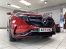USED 2021 71 MERCEDES-BENZ EQC EQC 400 80kWh AMG Line SUV 5dr Electric Auto 4MATIC (408 ps) HYACINTH RED METALLIC / BLACK LEATHER TRIM / DUAL ZONE CLIMATE / HEATED ELECTRIC FRONT SEATS / ELECTRIC WINDOWS / POWERFOLD MIRRORS / CRUISE CONTROL / SPEED LIMITER / DRIVE MODE CONTROL / FRONT AND REAR SENSORS / REAR CAMERA / PARK ASSIST / SATNAV / DAB TUNER / BLUETOOTH / SMARTPHONE LINK / TOUCHSCREEN MEDIA / PRIVACY GLASS / 20" ALLOYS / TYPE 2 AND 3 PIN CHARGE CABLES / MERCEDES SERVICE HISTORY