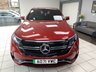 USED 2021 71 MERCEDES-BENZ EQC EQC 400 80kWh AMG Line SUV 5dr Electric Auto 4MATIC (408 ps) HYACINTH RED METALLIC / BLACK LEATHER TRIM / DUAL ZONE CLIMATE / HEATED ELECTRIC FRONT SEATS / ELECTRIC WINDOWS / POWERFOLD MIRRORS / CRUISE CONTROL / SPEED LIMITER / DRIVE MODE CONTROL / FRONT AND REAR SENSORS / REAR CAMERA / PARK ASSIST / SATNAV / DAB TUNER / BLUETOOTH / SMARTPHONE LINK / TOUCHSCREEN MEDIA / PRIVACY GLASS / 20" ALLOYS / TYPE 2 AND 3 PIN CHARGE CABLES / MERCEDES SERVICE HISTORY