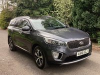 USED 2016 16 KIA SORENTO 2.2 CRDi KX-3 SUV 5dr Diesel Auto AWD Euro 6 (197 bhp) *7 SEATS-AUTO-4WD* *FULL SERVICE HISTORY* PAN ROOF-X2 KEYS