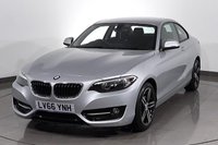 USED 2016 66 BMW 2 SERIES 1.5 218i Sport Coupe 2dr Petrol Manual Euro 6 (s/s) (136 ps) 6 stamp SERVICE HISTORY - 2 KEYS - 2 OWNERS