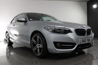 USED 2016 66 BMW 2 SERIES 1.5 218i Sport Coupe 2dr Petrol Manual Euro 6 (s/s) (136 ps) 6 stamp SERVICE HISTORY - 2 KEYS - 2 OWNERS