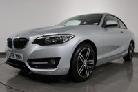 USED 2016 66 BMW 2 SERIES 1.5 218i Sport Coupe 2dr Petrol Manual Euro 6 (s/s) (136 ps) 6 stamp SERVICE HISTORY - 2 KEYS - 2 OWNERS