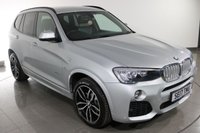 USED 2017 17 BMW X3 3.0 35d M Sport SUV 5dr Diesel Auto xDrive Euro 6 (s/s) (313 ps) 7 stamp SERVICE HISTORY - 2 KEYS