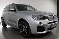 USED 2017 17 BMW X3 3.0 35d M Sport SUV 5dr Diesel Auto xDrive Euro 6 (s/s) (313 ps) 7 stamp SERVICE HISTORY - 2 KEYS