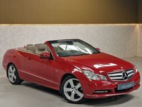 USED 2012 12 MERCEDES-BENZ E-CLASS 3.0 E350 CDI V6 BlueEfficiency SE Cabriolet 2dr Diesel G-Tronic Euro 5 (265 ps) 3.0 V6 | ALMOND BEIGE LEATHER