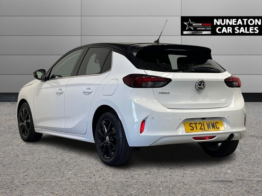 USED 2021 21 VAUXHALL CORSA 1.2 Turbo Elite Hatchback 5dr Petrol Auto Euro 6 (s/s) (100 ps) ULEZ COMPLIANT