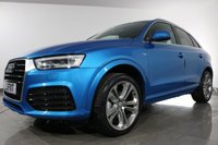 USED 2015 15 AUDI Q3 2.0 TDI S line Plus SUV 5dr Diesel Manual quattro Euro 6 (s/s) (184 ps) FULL SERVICE HISTORY - 1 OWNER FROM NEW - 2 KEYS