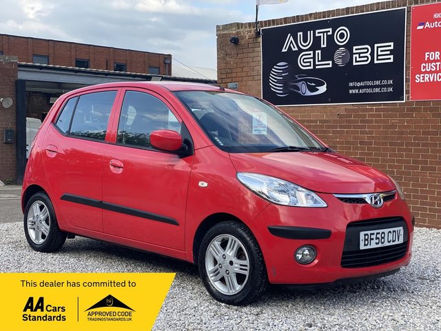 2008 I10 1.1 COMFORT EURO 4 5DR 2008 68,000 MANUAL 1.1 LTR RED PETROL... photo