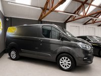 USED 2019 69 FORD TRANSIT CUSTOM 2.0 300 EcoBlue Limited Panel Van 5dr Diesel Auto L1 H1 Euro 6 (s/s) (130 ps) DELIVERY AVAILABLE